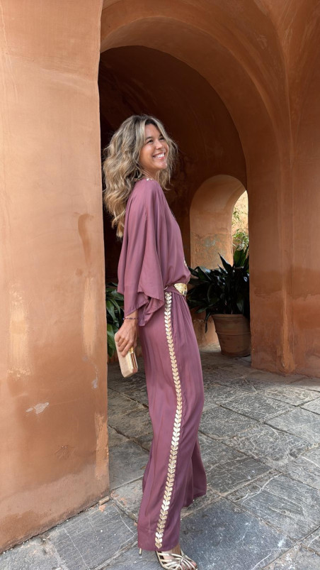 KENAN pantalón, rosa viejo