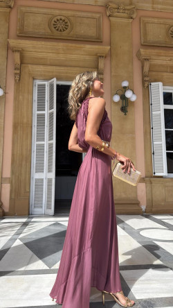 NADIN vestido largo, rosa viejo