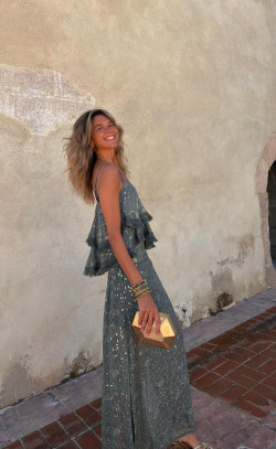 MANZO top tirantes, verde inglés