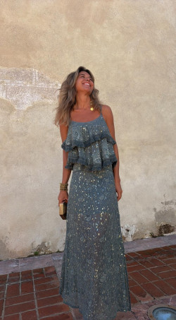 MANZO top tirantes, verde inglés