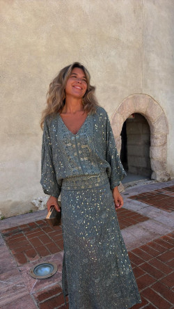 FAUSTO blusa, verde inglés