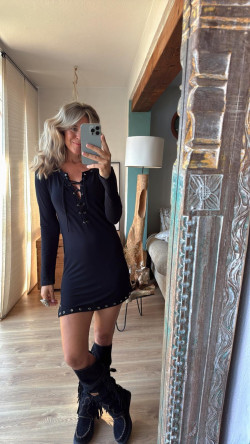 NAIRA negro, vestido corto