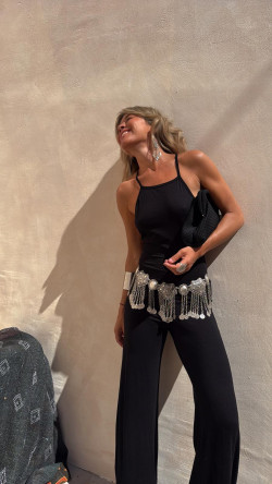 VADEN mono largo, negro