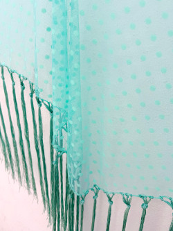 JEZABEL, pañoleta verde agua