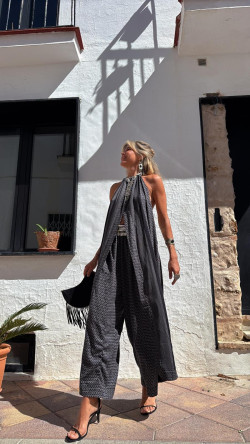 SUSIAN mono, negro/gris