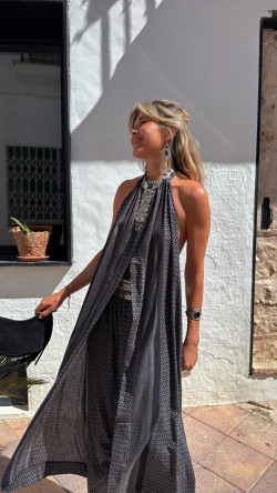 SUSIAN mono, negro/gris