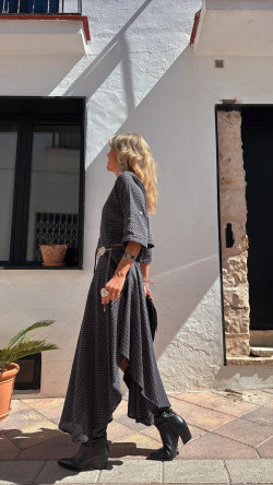 ROMEROS falda, negra/gris