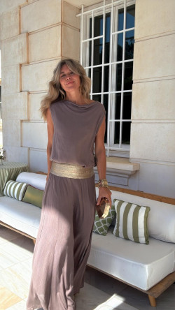 SACHA pantalón, taupe