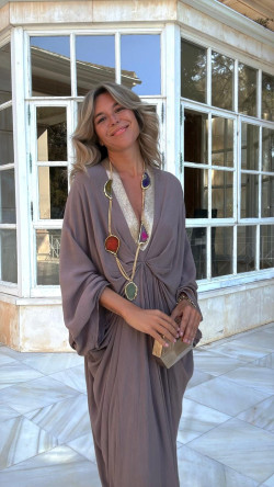 GADIEL caftán, taupe