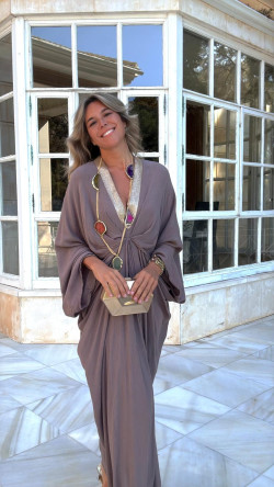 GADIEL caftán, taupe