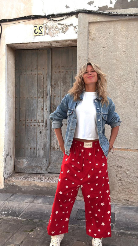 SHINE, Estrellas Rojo Pantalón