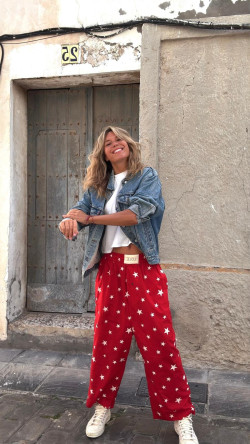 SHINE, Estrellas Rojo Pantalón