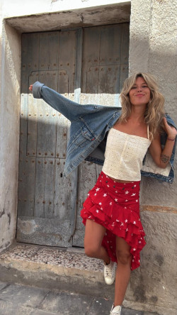 YUCA beige/troquelada, top