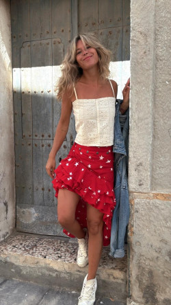 YUCA beige/troquelada, top