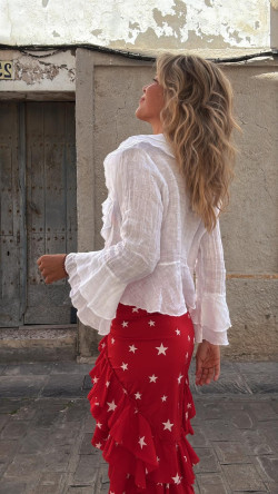 MAREA, Blanco Lino Blusa