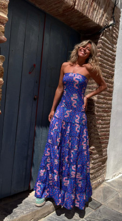 MARTE dragones, vestido largo