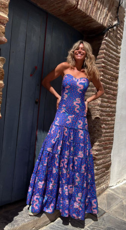 MARTE dragones, vestido largo