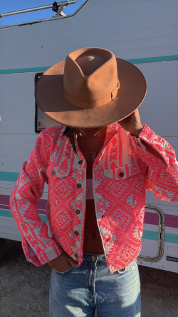 LANZAROTE, Crema/rosa Chaqueta