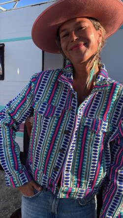 LANZAROTE, Azul Chaqueta