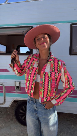 LANZAROTE, Morado/Rosa Chaqueta