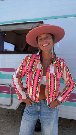 LANZAROTE, Morado/Rosa Chaqueta