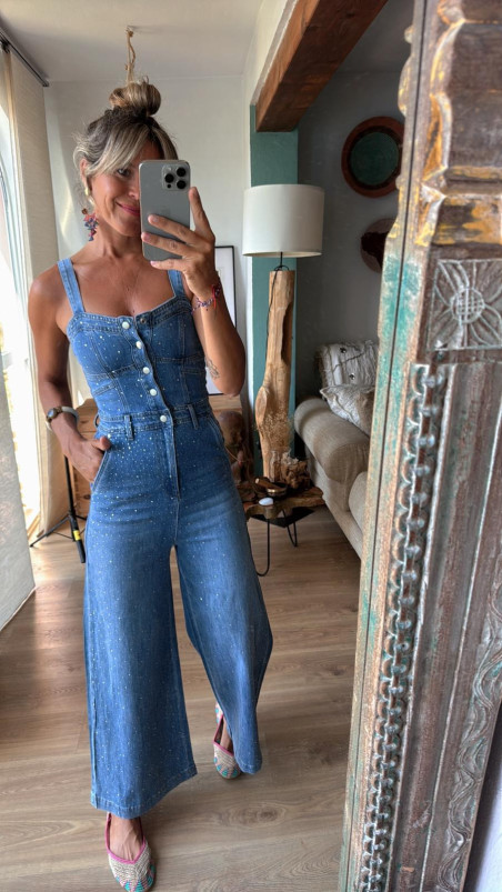 HOLLY mono vaquero strass