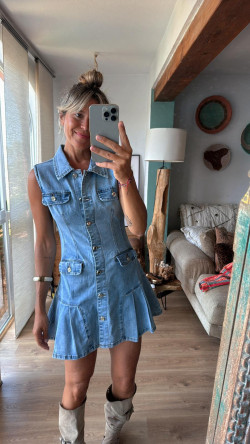 MARZO vestido corto vaquero