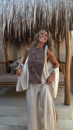 MORENA, Blanco Roto Top