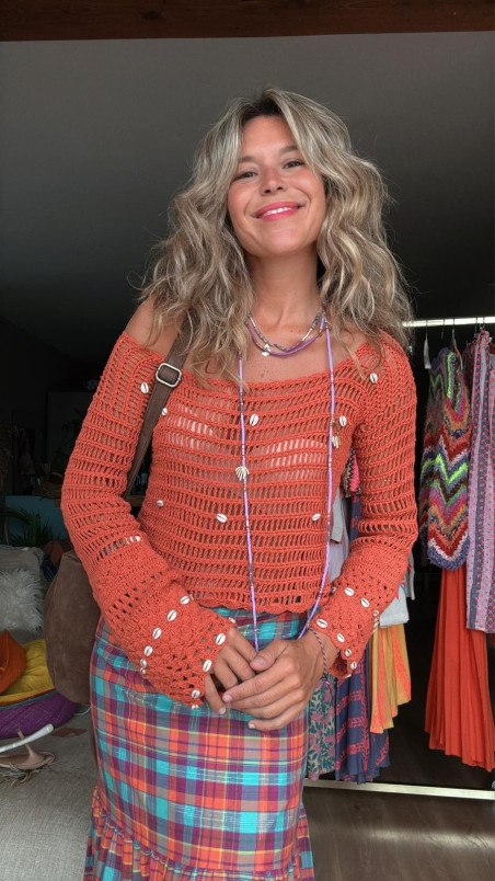 AVIRA teja, jersey crochet