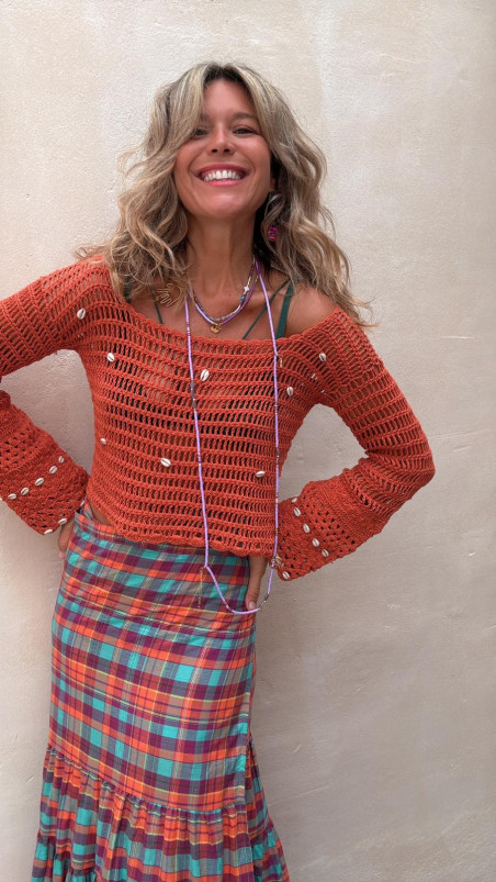 AVIRA teja, jersey crochet