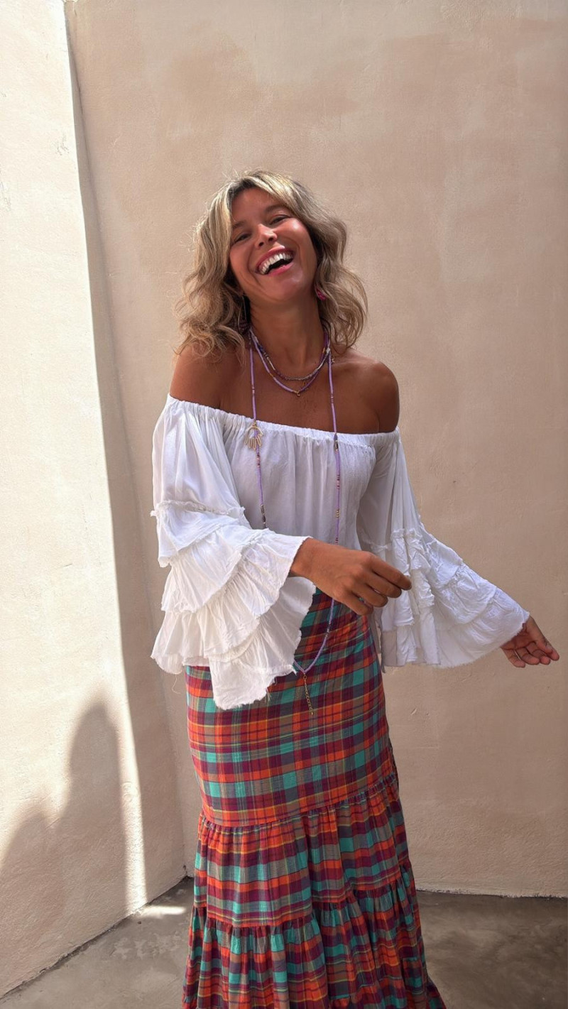 URANO top manga volante, blanco