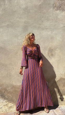 TINEO vestido largo, multicolor