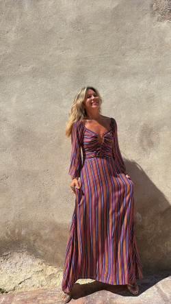 TINEO vestido largo, multicolor