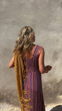 GRACIA vestido largo multicolor