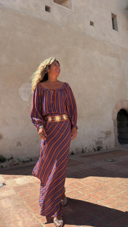 LOJILLA falda larga, multicolor