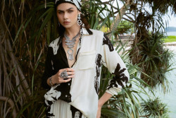 PATY camisa, palmeras