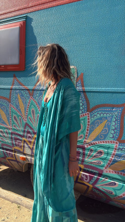 BAIRE turquesa pantalón tie burdeos/teja