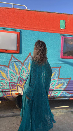 SANTE rebecón calado,  turquesa