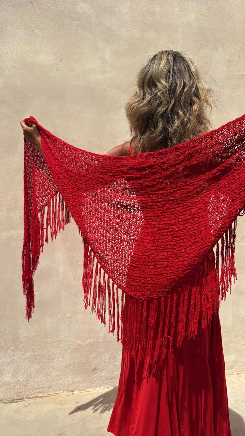 MARIAS pañoleta, roja