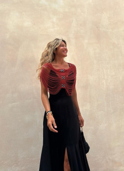 MARQUESA Rojo, joya cuerpo DRESS CODE