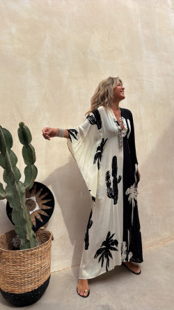 AZAHARA vestido largo, palmera