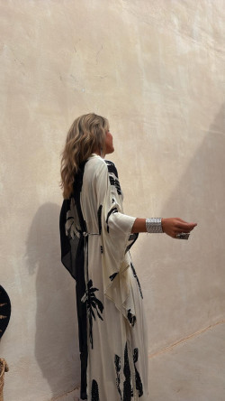 AZAHARA vestido largo, palmera