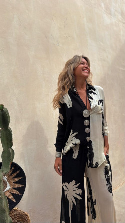 PATY camisa, palmeras