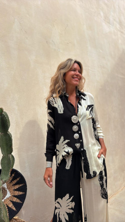 PATY camisa, palmeras