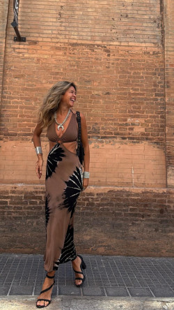 LAO, Camel Vestido Aro