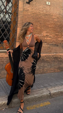LAO, Camel Vestido Aro