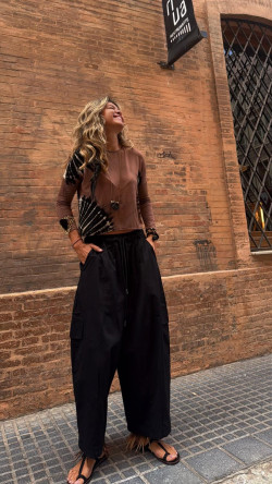 ISHAR,  Negro Pantalón