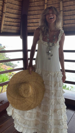 TOMASA vestido largo tirantes