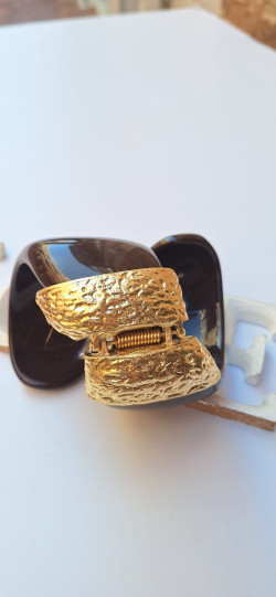 DUNI brazalete, marrón/dorado