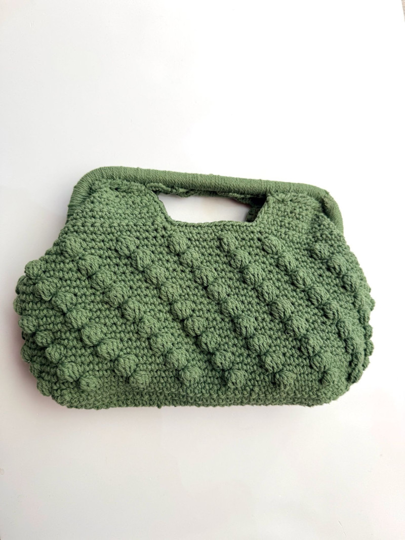 kópia z LOU, Negro Crochet Bolso